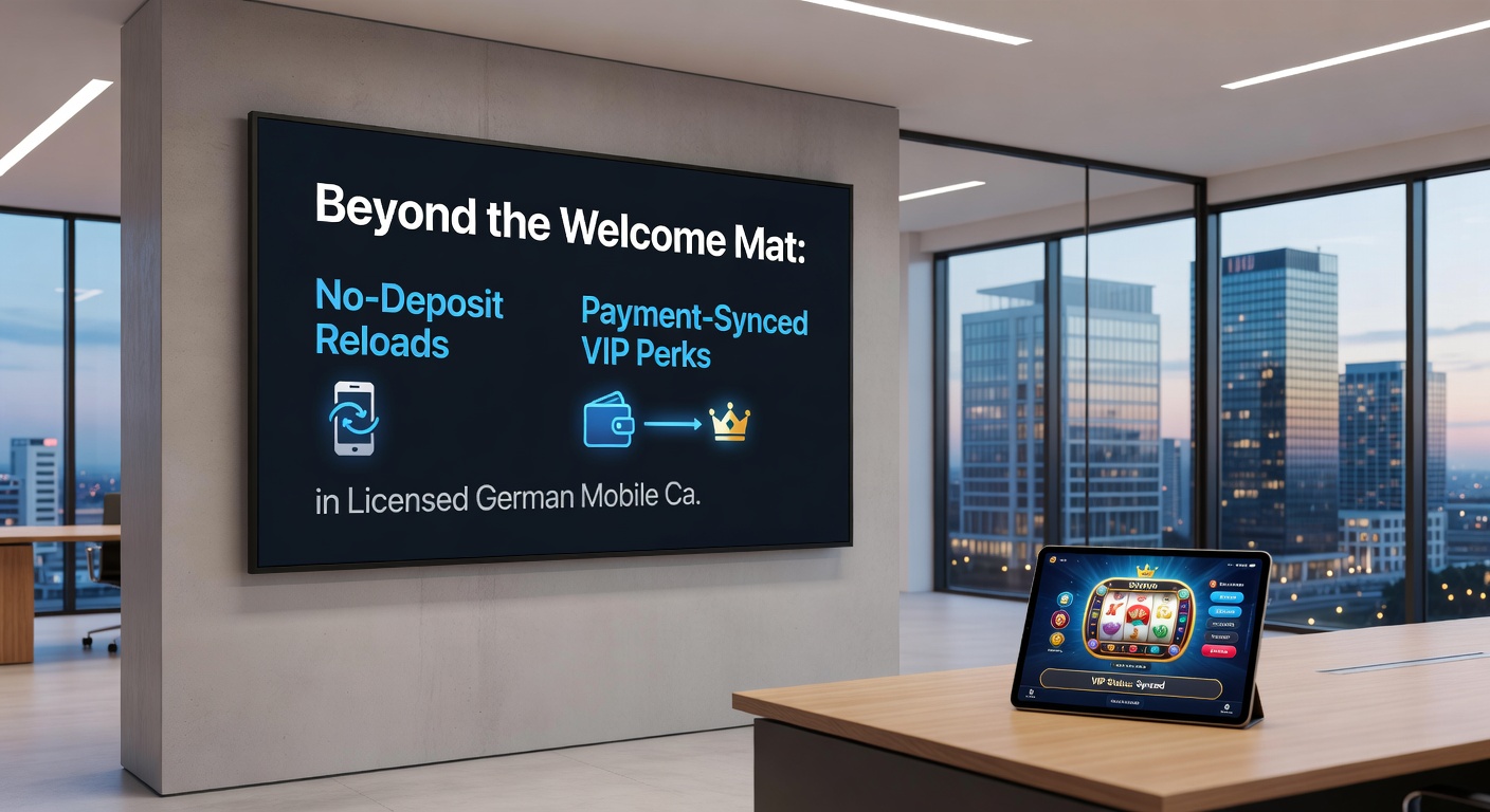 VIP-Dashboard in einem deutschen Mobile-Casino mit synchronisierten Zahlungsperks und Reload-Boni