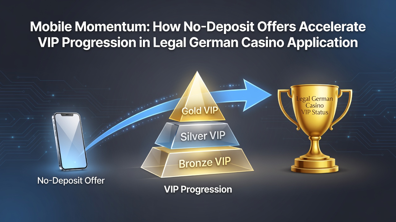 Diagramm zur VIP-Progression durch No-Deposit-Angebote in einer deutschen Casino-App