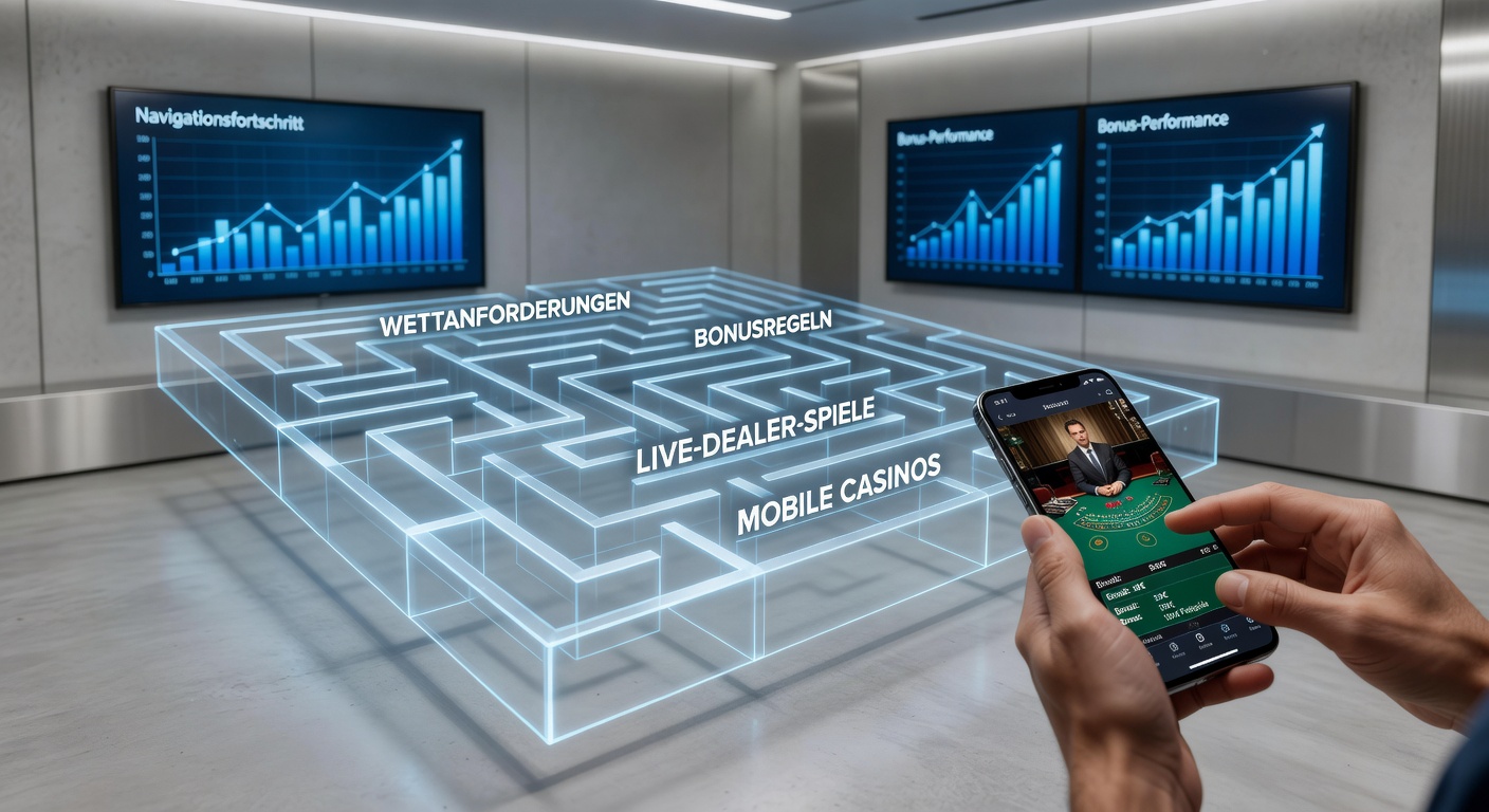 Live-Dealer-Tisch mit Smartphone in der Hand, das ein mobiles Casino-App zeigt, um die Verbindung von Live-Spielen und mobiler Zugänglichkeit zu illustrieren